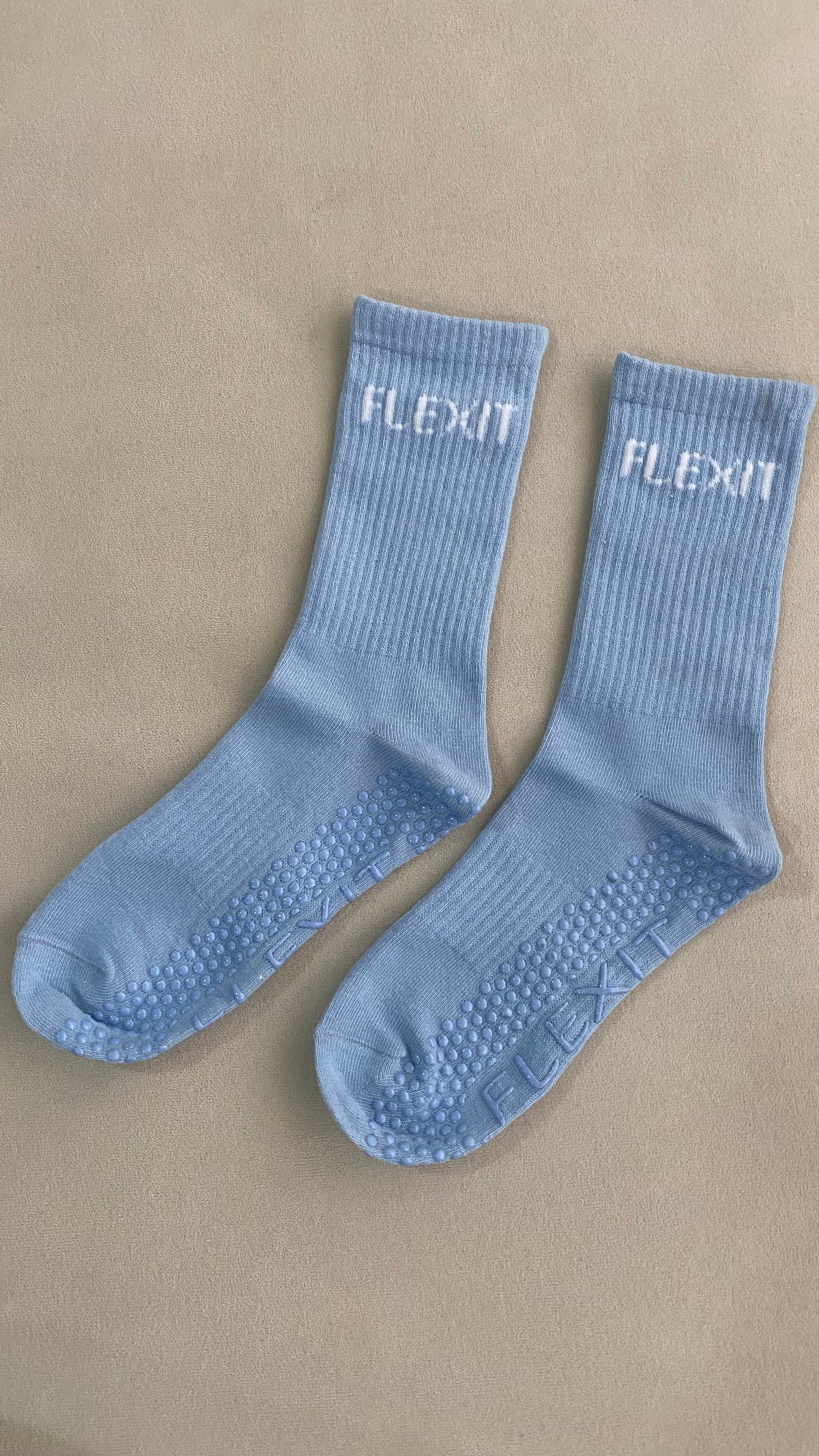 Light blue Pilates socks