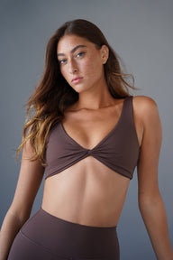 Chocolate Twisted bra